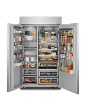 Refrigerador dúplex Kitchenaid 30 pies cúbicos no frost KBSN708MPS