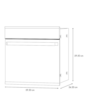 Horno a gas LP Ge Profile HGP6065LWAI1 capacidad 60 L