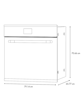 Horno eléctrico Ge Profile HGP8050YE1 capacidad 76 L