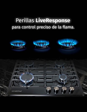 Parrilla a gas lp empotrable Supra