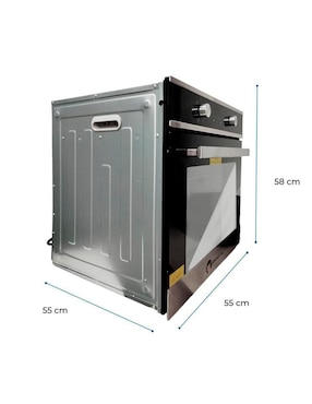 Horno a gas/eléctrico Shorbull BET-03 capacidad 60 L