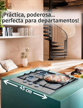 Parrilla a gas lp empotrable Supra