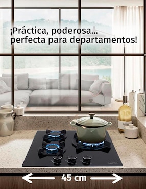 Parrilla a gas lp empotrable Supra