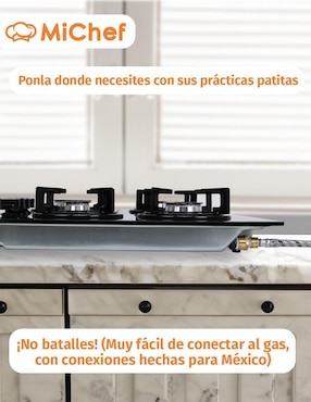 Parrilla a gas lp empotrable Supra