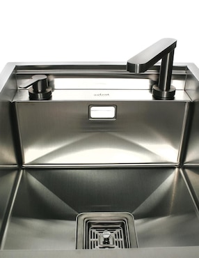 Tarja de acero inoxidable Axcent con escurridor derecho NICOLLE