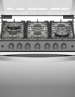 Estufa empotrable gas lp Acros 79.68 cm ABR7140G de 6 quemadores