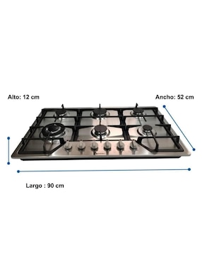 Parrilla Shorbull EST-6GQ GS4S54 de acero inoxidable