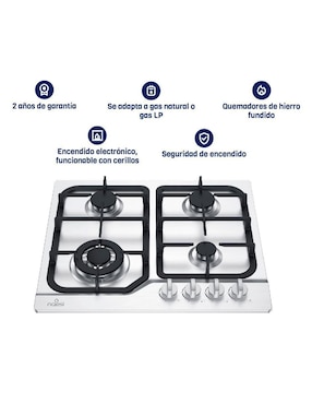 Parrilla a gas lp empotrable Naesi
