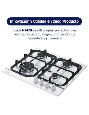 Parrilla a gas lp empotrable Naesi