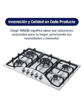 Parrilla a gas lp empotrable Naesi