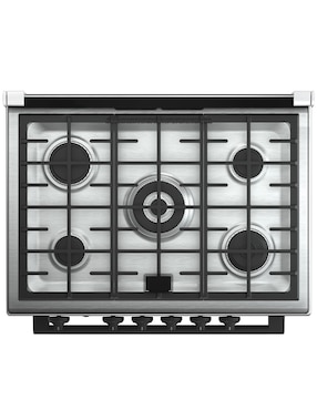 Estufa empotrable a gas LP Mabe 80 cm XOC80800CBS0 de 5 quemadores