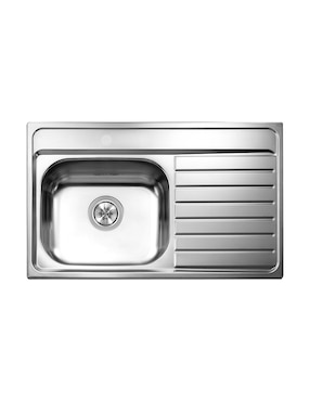 Tarja de acero inoxidable Teka con escurridor derecho TEKAWAY800.5101C1EDMNI