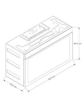 Horno de microondas convencional Kitchenaid modelo KMMF330PPS 1.1 pies cúbicos