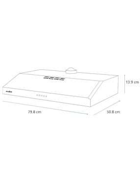 Estufa empotrable a Gas LP Mabe 79.20 cm MA0C805003CMP80 de 6 quemadores