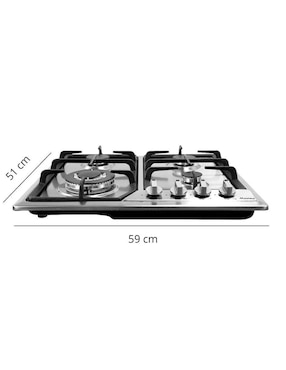 Parrilla a gas lp empotrable Maxims