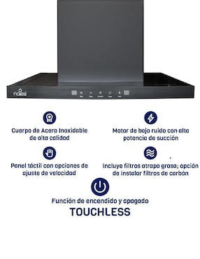 Campana de pared Naesi AN511 de acero