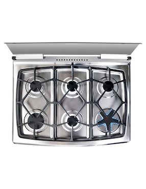 Estufa empotrable a gas natural/lp Koblenz 76 cm EE-6131 PD PRAGA de 6 quemadores