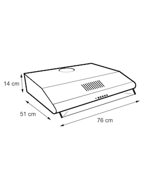 Combo Estufa empotrable a Koblenz 76 cm
EE-6131 MD+CAMP REG de 6 quemadores