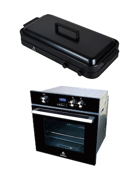 Horno a gas/eléctrico Supra Dark Vortex + Grill-In capacidad 60 L