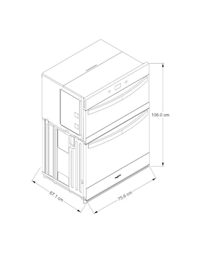 Horno eléctrico Whirlpool WOEC7030PV capacidad 5 pies cúbicos