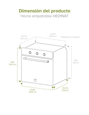 Parrilla eléctrica empotrable Avera