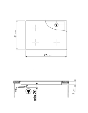 Parrilla eléctrica empotrable Smeg