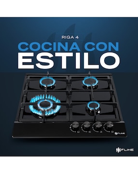 Parrilla a gas lp empotrable Fline riga