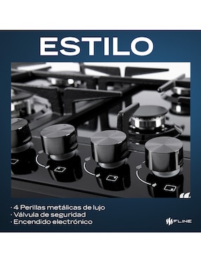 Parrilla a gas lp empotrable Fline riga