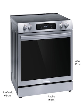 Estufa de piso a Frigidaire 76 cm gcfe3060bf de 5 quemadores