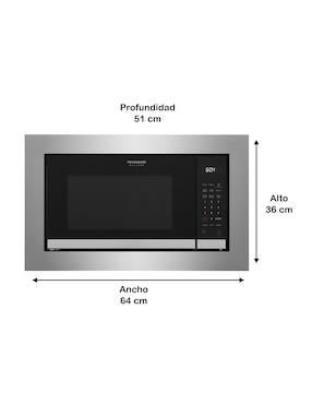 Horno de microondas convencional Frigidaire modelo GMBS3068BF de 2.2 pies
