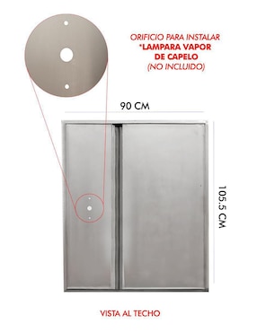 Campana de pared Mindejal de acero inoxidable