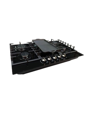Parrilla a gas lp empotrable Shorbull con comal
