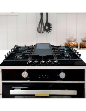 Parrilla a gas lp empotrable Shorbull con comal