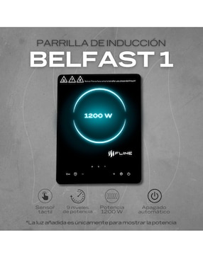 Parrilla a inducción empotrable Fline belfast