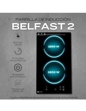 Parrilla a inducción empotrable Fline belfast