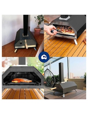 Horno para pizza Bluelander para uso exterior