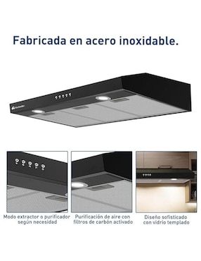 Campana plana Bluelander CBHH-0747 de acero inoxidable