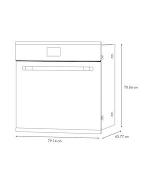 Horno a gas LP Ge Profile HGP8050KPGP95K capacidad 76 L
