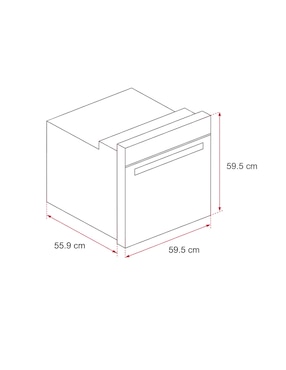 Horno eléctrico Teka HLB 8400 capacidad 2.5 pies