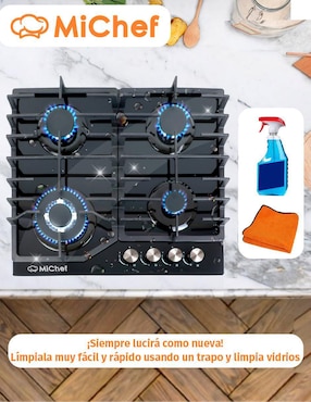 Parrilla a gas lp empotrable Michef