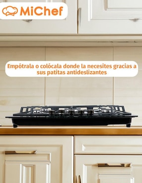 Parrilla a gas lp empotrable Michef
