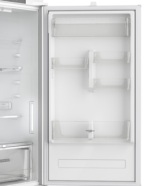 Refrigerador bottom mount Whirlpool 9 pies cúbicos inverter WHC18T521STWC
