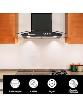 Campana de pared Bluelander CBHH-0748 de acero inoxidable
