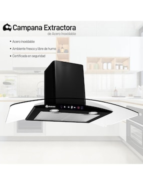Campana de pared Bluelander CBHH-0749 de acero inoxidable