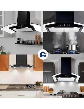 Campana de pared Bluelander CBHH-0749 de acero inoxidable