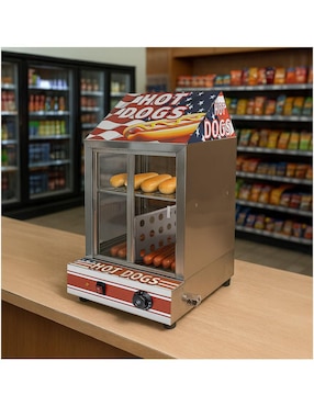 Horno eléctrico Gutstark MKZ-VITRINAHOTDOG capacidad 2.1 pies