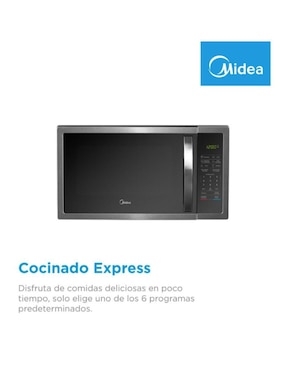 Horno de microondas convencional Midea modelo 6944271674390 1.6 pies cúbicos
