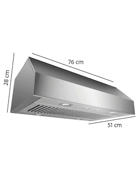 Campana de pared Frigidaire FHWC3050RS de acero inoxidable