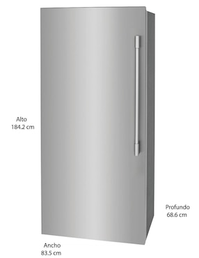 Refrigerador unipuerta Frigidaire 19 pies cúbicos no frost invert prda1922af