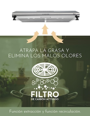 Campana de pared Rivel CAMP-IXB75 de acero inoxidable